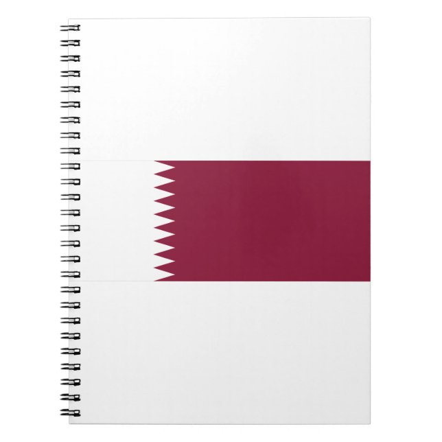 Caderno Espiral Sinalizador do Qatar (Frente)