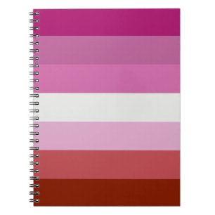 Caderno Espiral Sinalizador LGBTQ do Orgulho Lésbico