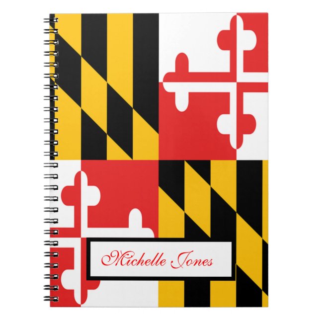 Caderno Espiral Sinalizador Maryland Adicionar sua seleção pessoal (Frente)