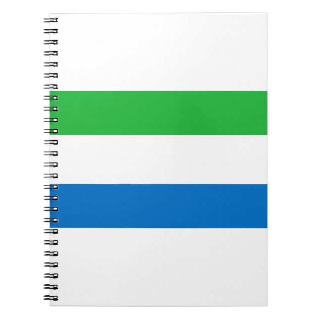 Caderno Espiral Sinalizador Serra Leoa (Frente)