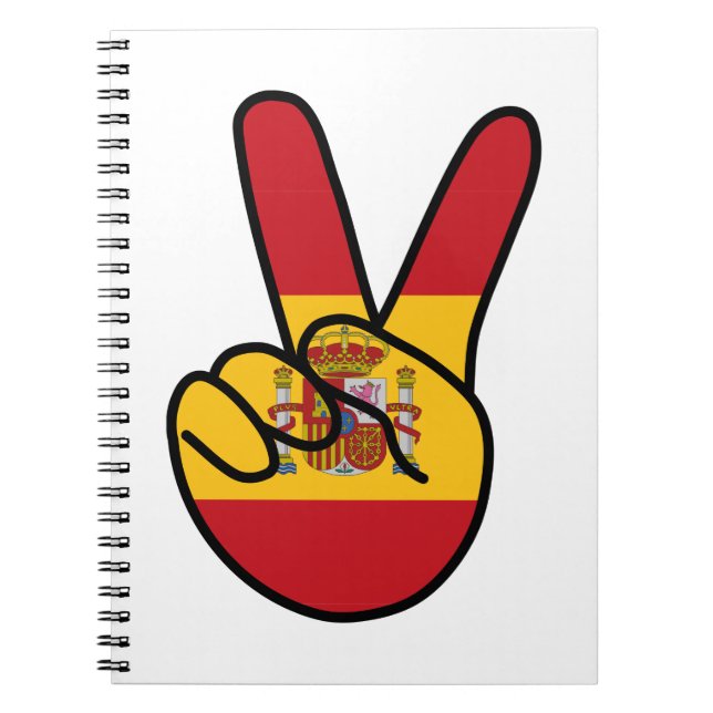 Caderno Espiral Sinalizador V de espanha (Frente)