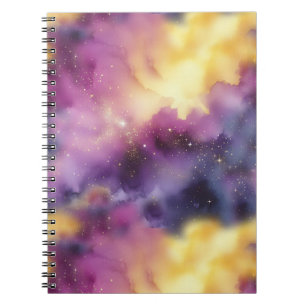 Caderno Espiral Sinfonia de Nebulosa Cósmica