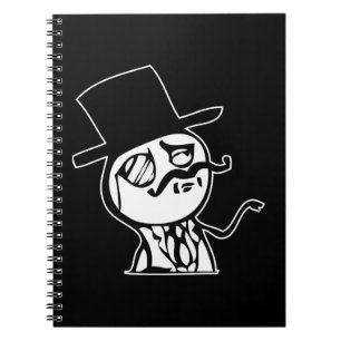 Caderno Espiral Sinta como um meme do senhor Internet cómico