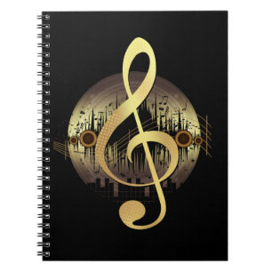 Caderno Espiral Sintonia Deliciosa - Dourada