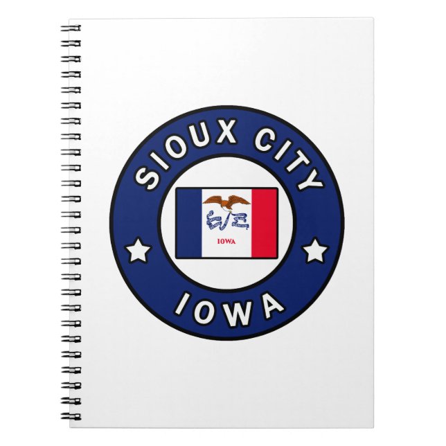 Caderno Espiral Sioux City Iowa (Frente)
