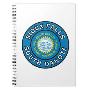 Caderno Espiral Sioux Falls South Dakota