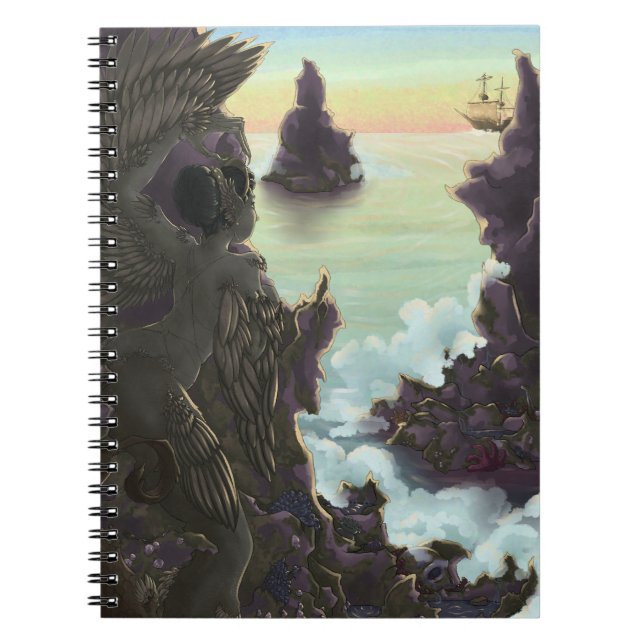 Caderno Espiral Siren Stones (Frente)