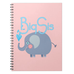 Caderno Espiral Sis grande do elefante