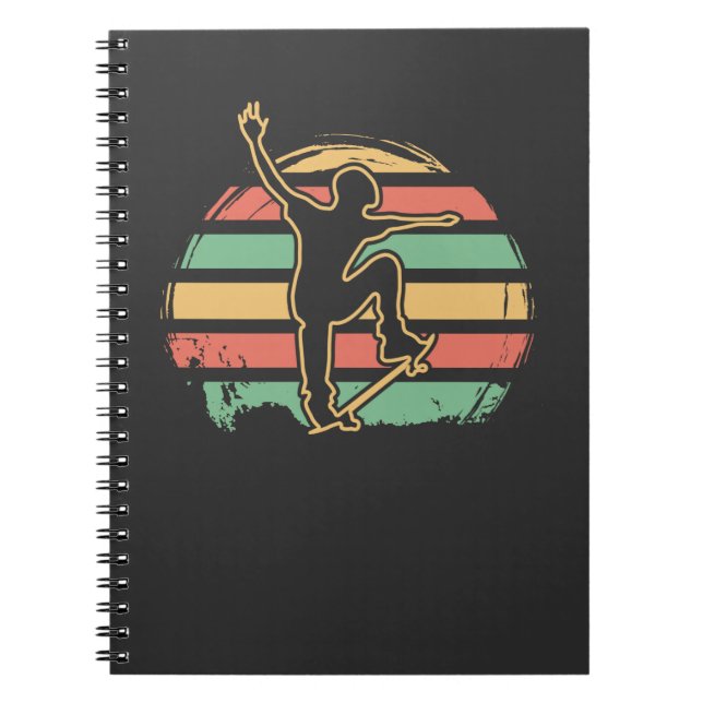 Caderno Espiral Skater Retro (Frente)