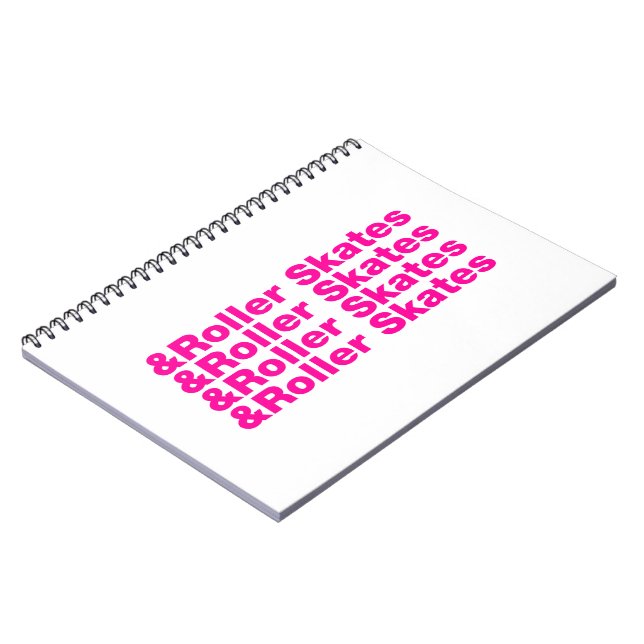 Caderno Espiral skates do & Roller (Left Side)