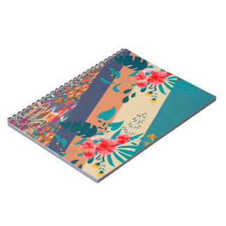 Caderno Espiral Skaymarts | Bonita Design Floral Multipropósito