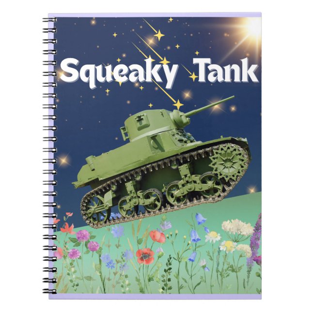 Caderno Espiral Skeaky Tank (Frente)