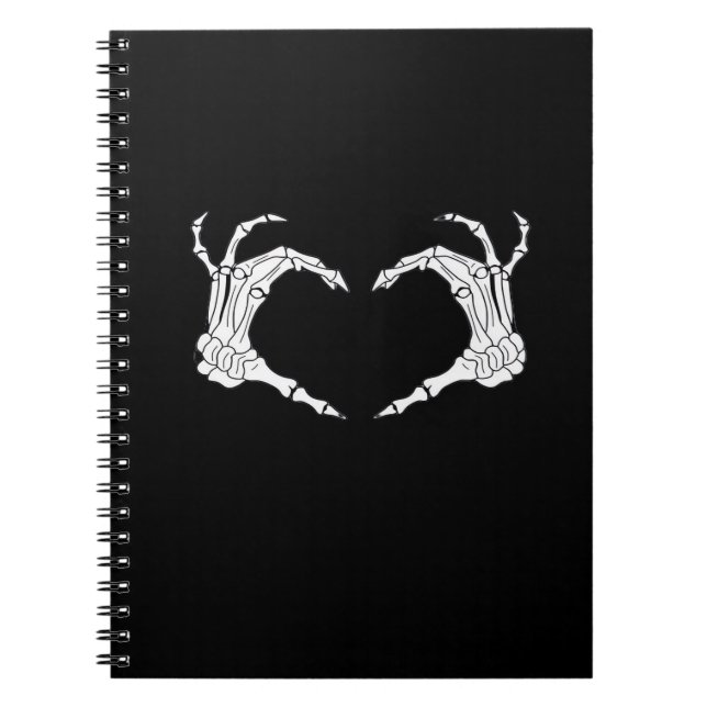 Caderno Espiral Skeleton Heart Hands Classic (Frente)