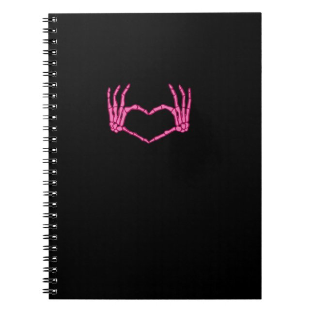 Caderno Espiral Skeleton Heart Hands Classic (Frente)