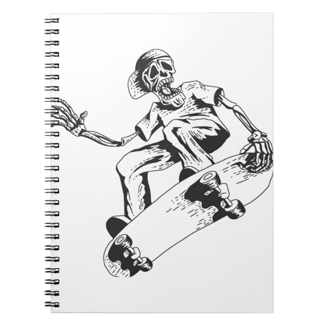Caderno Espiral skeleton play skeleton (Frente)