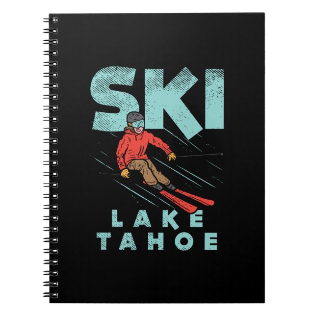 Caderno Espiral Ski Lake Tahoe (Frente)