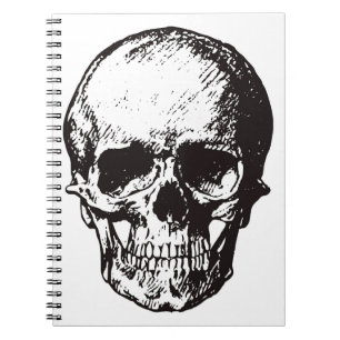 Caderno Espiral Skull Fantasy Art Rock Punk Heavy Metal