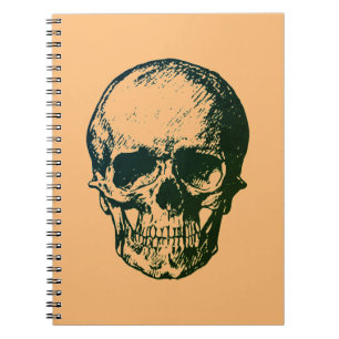 Caderno Espiral Skull Fantasy Art Rock Punk Heavy Metal