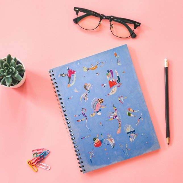 Caderno Espiral Sky Blue | Wassily Kandinsky (Criador carregado)