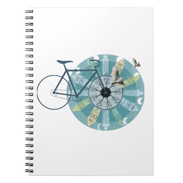 Caderno Espiral skyline Amesterdã (Frente)