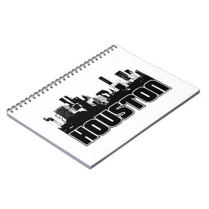 Caderno Espiral Skyline de Houston