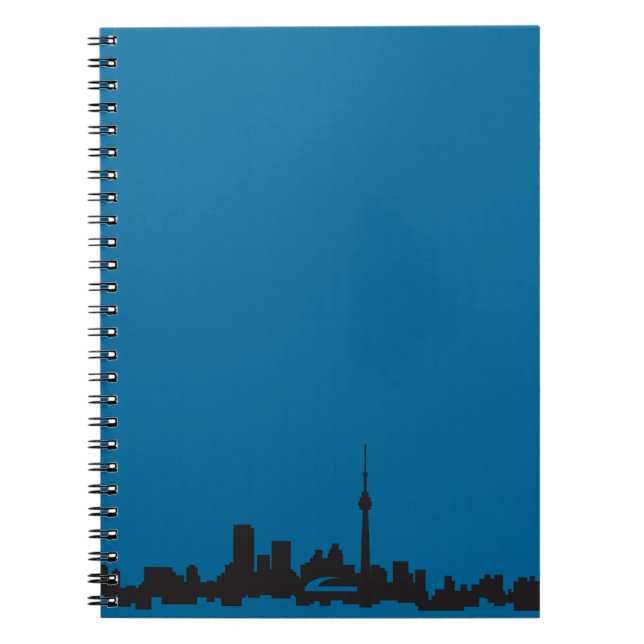 Caderno Espiral Skyline de Toronto (Frente)