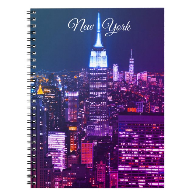 Caderno Espiral Skyline Nova York (Frente)