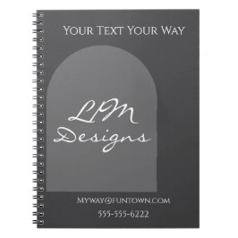 Caderno Espiral Sleek Minimalist