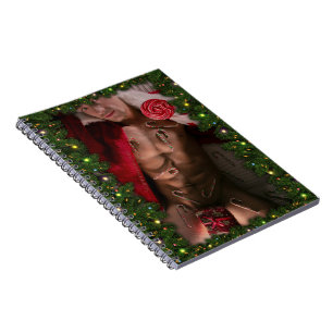 Caderno Espiral SlipperyJoe masculino do peito seis pacotes de est