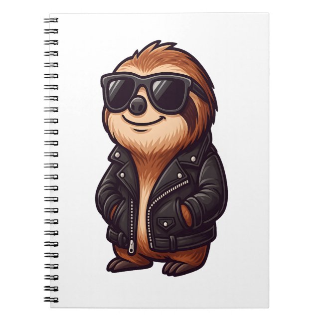 Caderno Espiral Sloth Chill Mood (Frente)