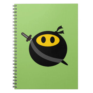 Caderno Espiral Smiley face de Ninja