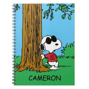 Caderno Espiral Snoopy "Joe Legal" em pé