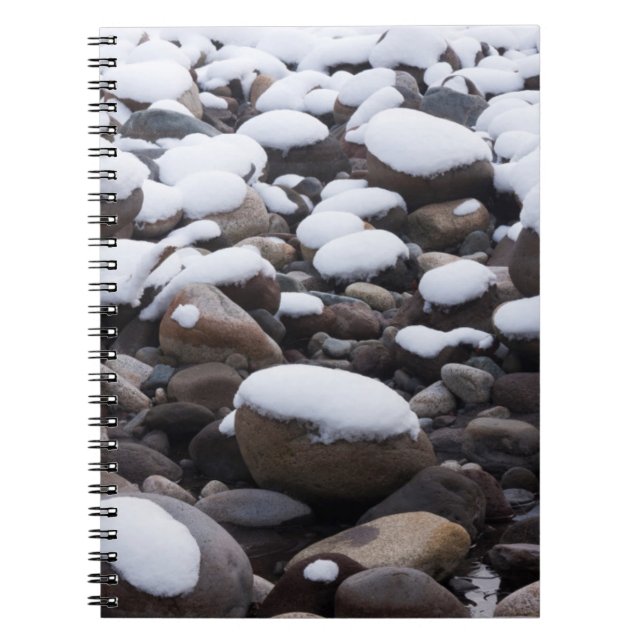 Caderno Espiral Snow And Rocks, Parque Nacional Do Monte Rainier (Frente)
