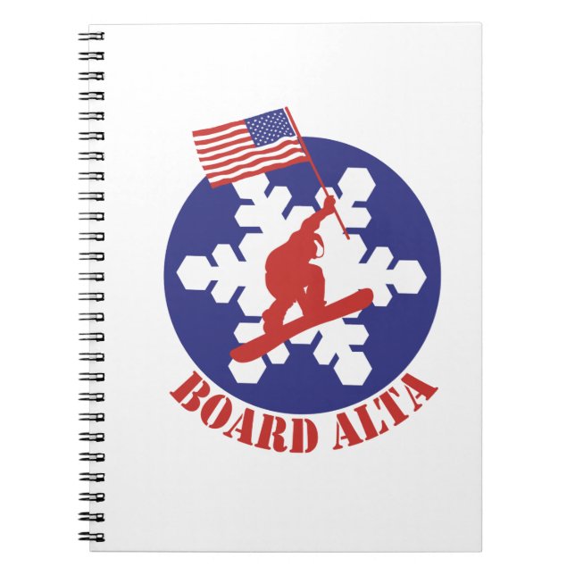 Caderno Espiral Snowboard Alta (Frente)
