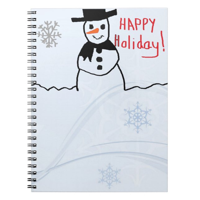 Caderno Espiral Snowman (Frente)