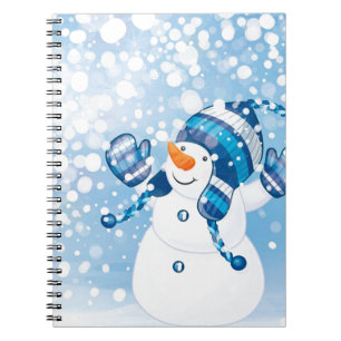 Caderno Espiral Snowman