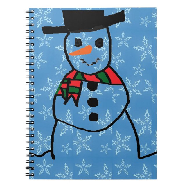 Caderno Espiral Snowman (Frente)