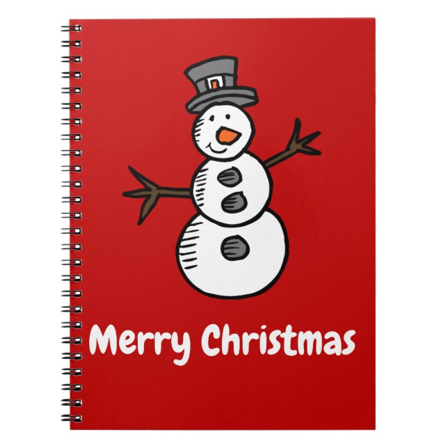 Caderno Espiral Snowman (Frente)