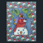 CADERNO ESPIRAL SNOWMAN BODYGUARD, CHRISTMAS CARDINHEIRO REDBIRD<br><div class="desc">ARMADO COM BALAS DE NEVE. NOTEBOOK CARDINAL HUMOROSO (Vinculado) FAZ UM BOM DIÁRIO. *Personalize ... Procure itens correspondentes Susan Brack Designs</div>