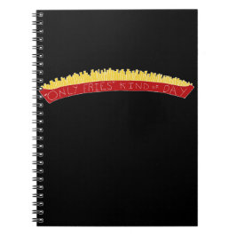 Caderno Espiral Só Dia de Batata Frita 🍟