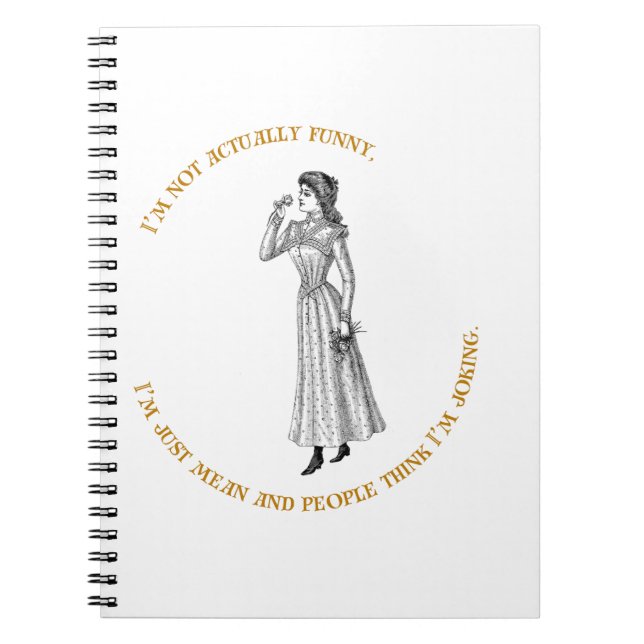 Caderno Espiral só quero dizer (Frente)