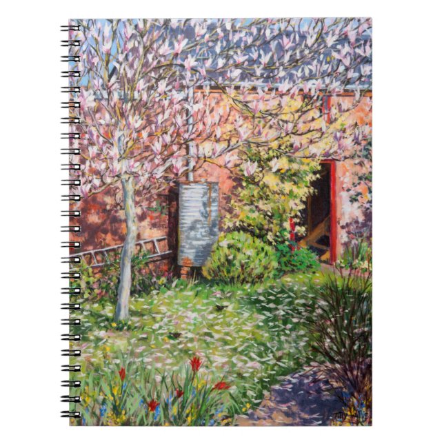 Caderno Espiral Sob a magnólia (Frente)