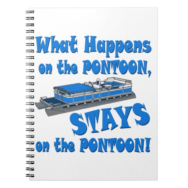 Caderno Espiral Sobre O Pontoon (Frente)