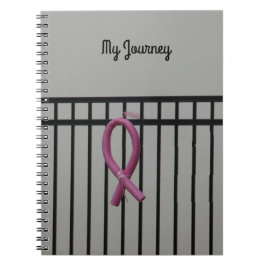 Caderno Espiral Sobrevivência do Câncer da Mama, Diário Espiral de