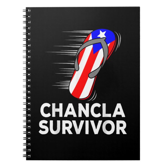 Caderno Espiral Sobrevivente de Chancla (Frente)