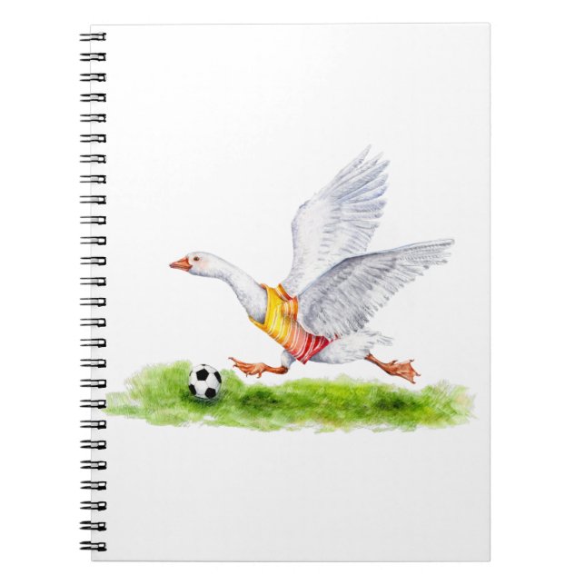 Caderno Espiral Soccer Goose (Frente)