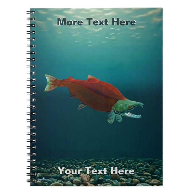 Caderno Espiral Sockeye Salmon (Frente)