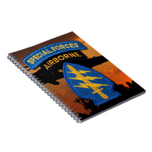 Caderno Espiral SOF SFG SOC das boinas verdes SF do grupo das