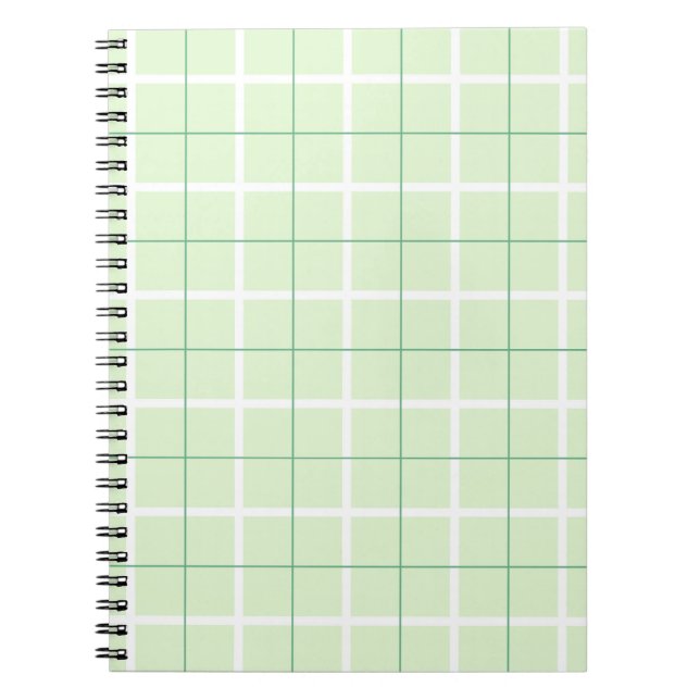 Caderno Espiral Soft Color Vertical Stripe Pattern Point Design (Frente)