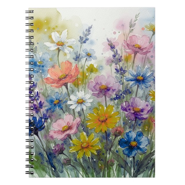 Caderno Espiral Soft Floral Pattern Collection (Frente)